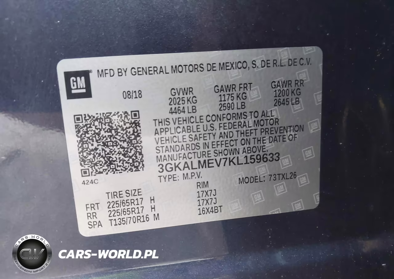 2019 GMC Terrain Sle VIN:3GKALMEV7KL159633 - 9