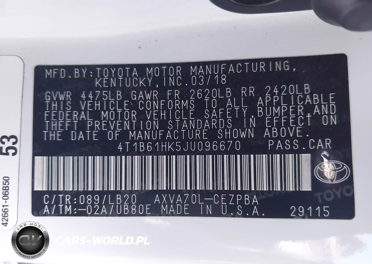 2018 Toyota Camry Xse VIN:4T1B61HK5JU096670 - 9