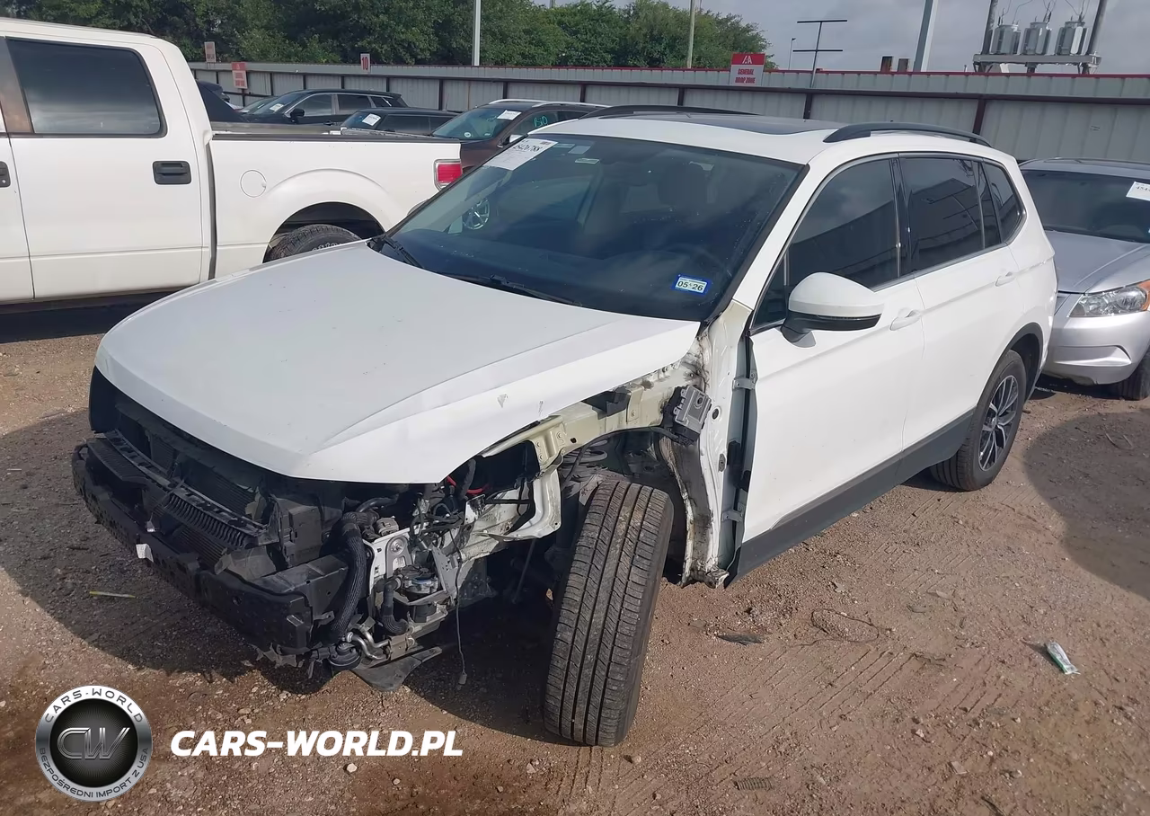 2021 Volkswagen Tiguan 2.0T Se-2.0T Se R-Line Black-2.0T Sel VIN:3VV3B7AX8MM070880 - 2