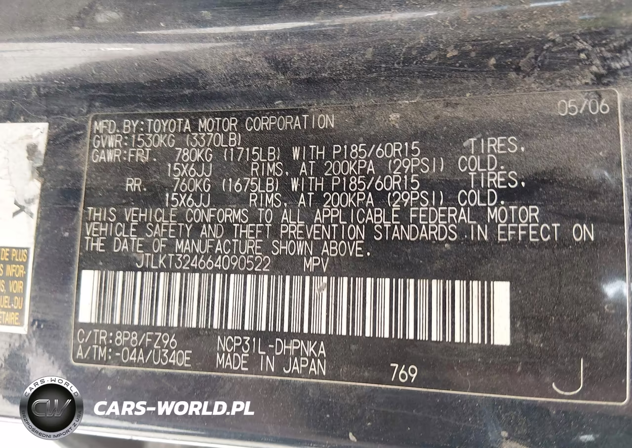 2006 Scion Xb VIN:JTLKT324664090522 - 9