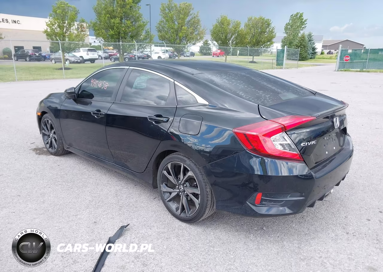 2019 Honda Civic Sport VIN:2HGFC2F82KH559348 - 3