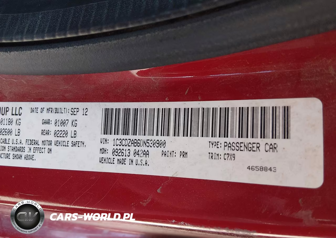2013 Dodge Avenger Se VIN:1C3CDZAB6DN530900 - 9