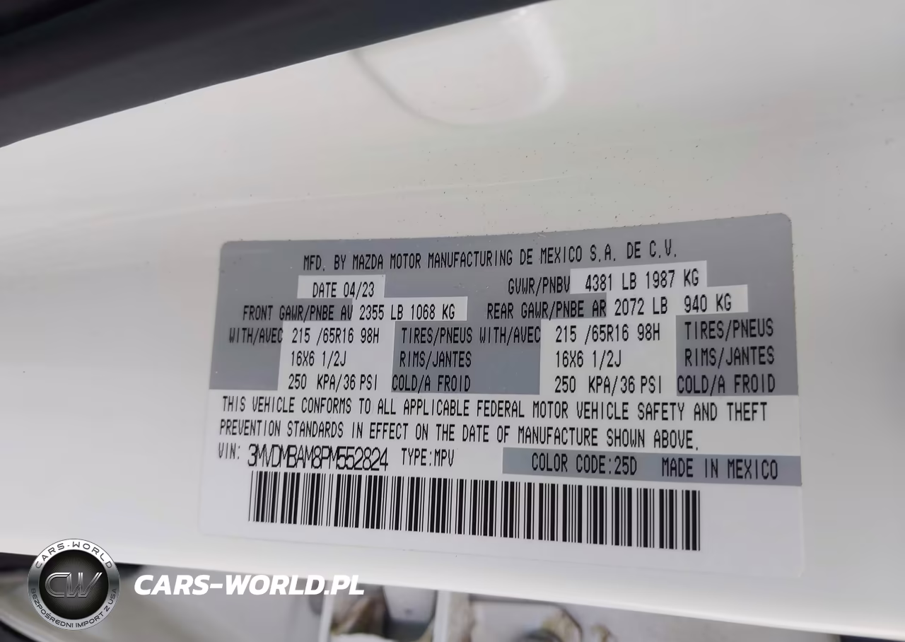 2023 Mazda Cx-30 2.5 S VIN:3MVDMBAM8PM552824 - 9