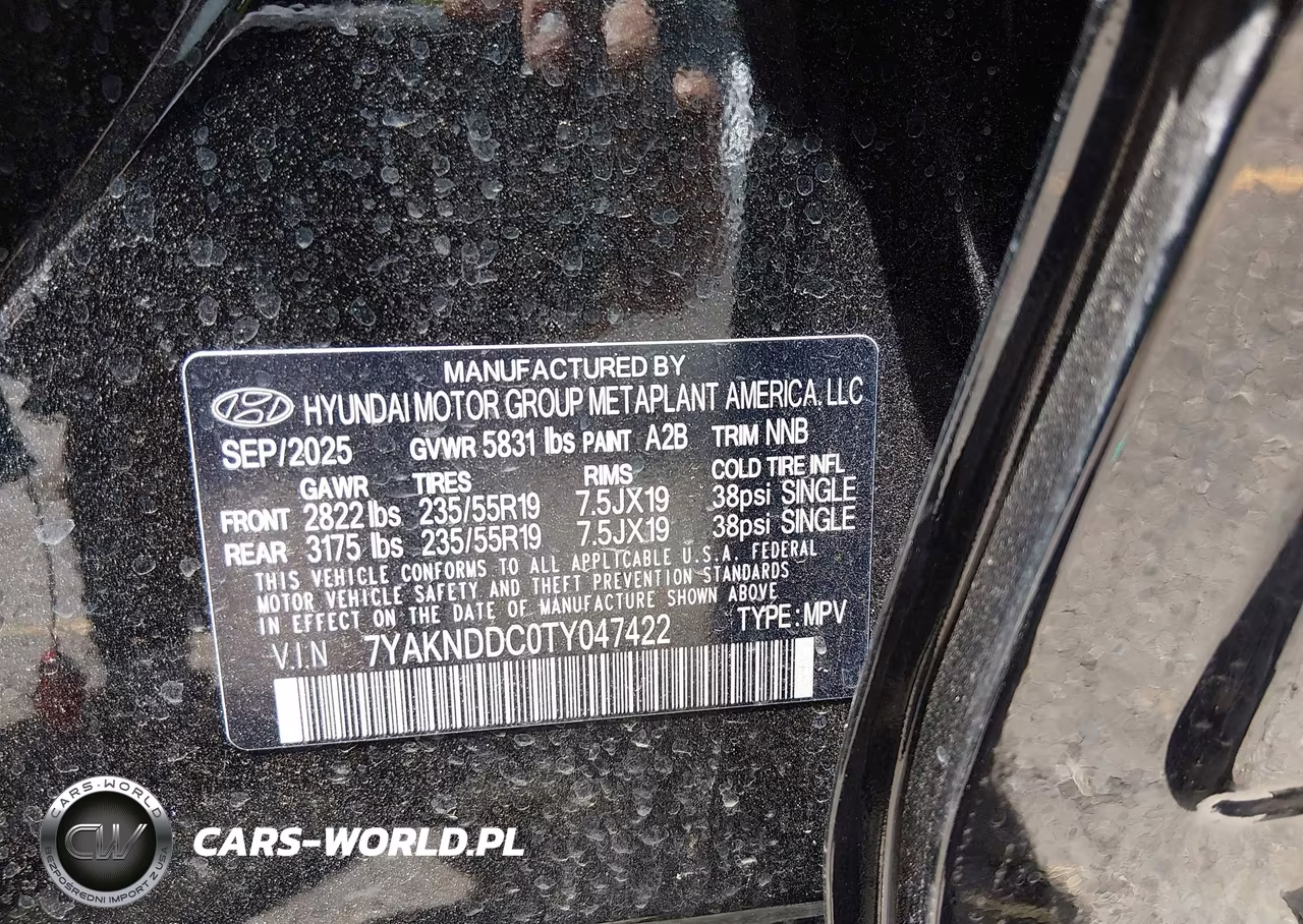 2026 Hyundai Ioniq 5 Sel VIN:7YAKNDDC0TY047422 - 9