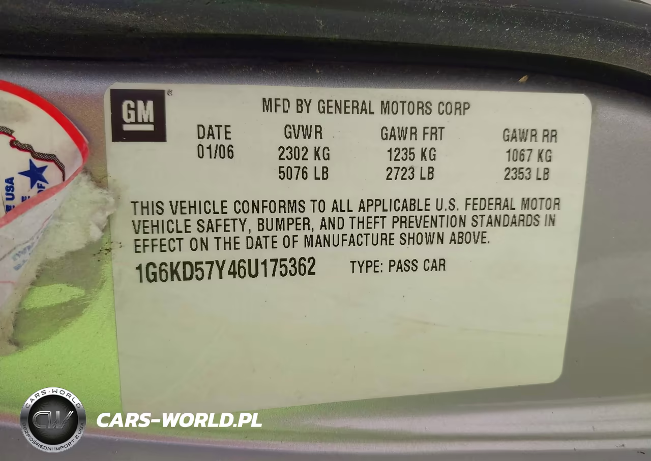 2006 Cadillac Dts 1Sb VIN:1G6KD57Y46U175362 - 9