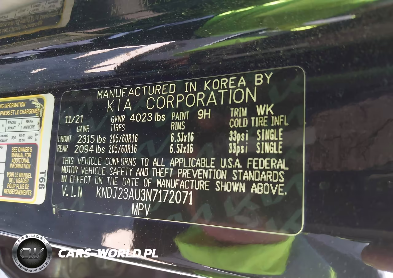 2022 Kia Soul Lx VIN:KNDJ23AU3N7172071 - 9