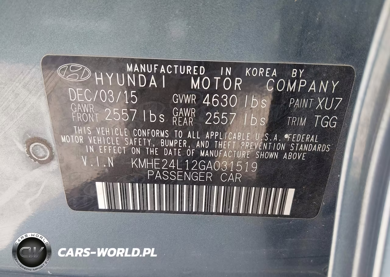 2016 Hyundai Sonata Hybrid Se VIN:KMHE24L12GA031519 - 9