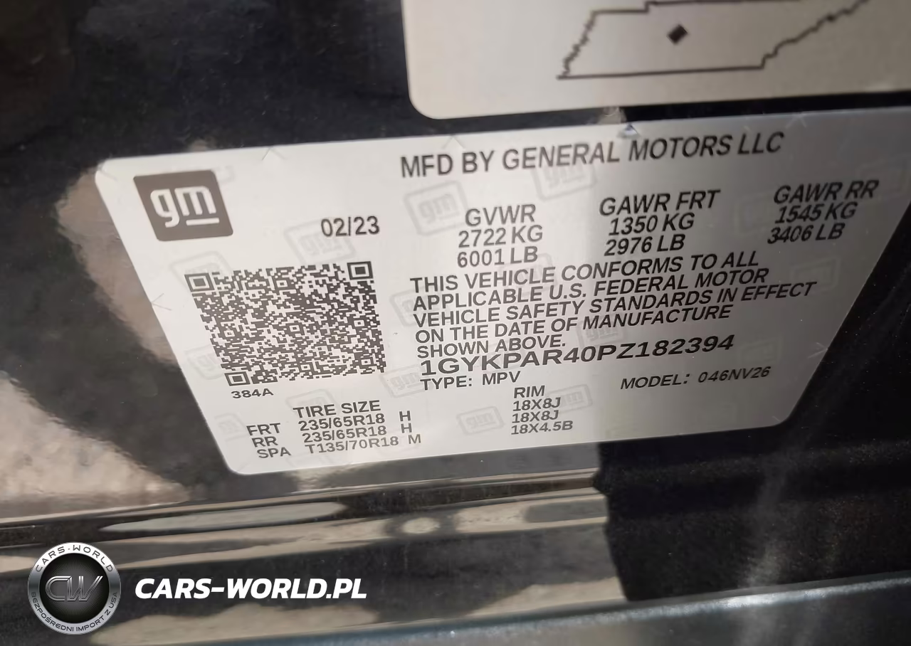 2023 Cadillac Xt6 Fwd Luxury VIN:1GYKPAR40PZ182394 - 9
