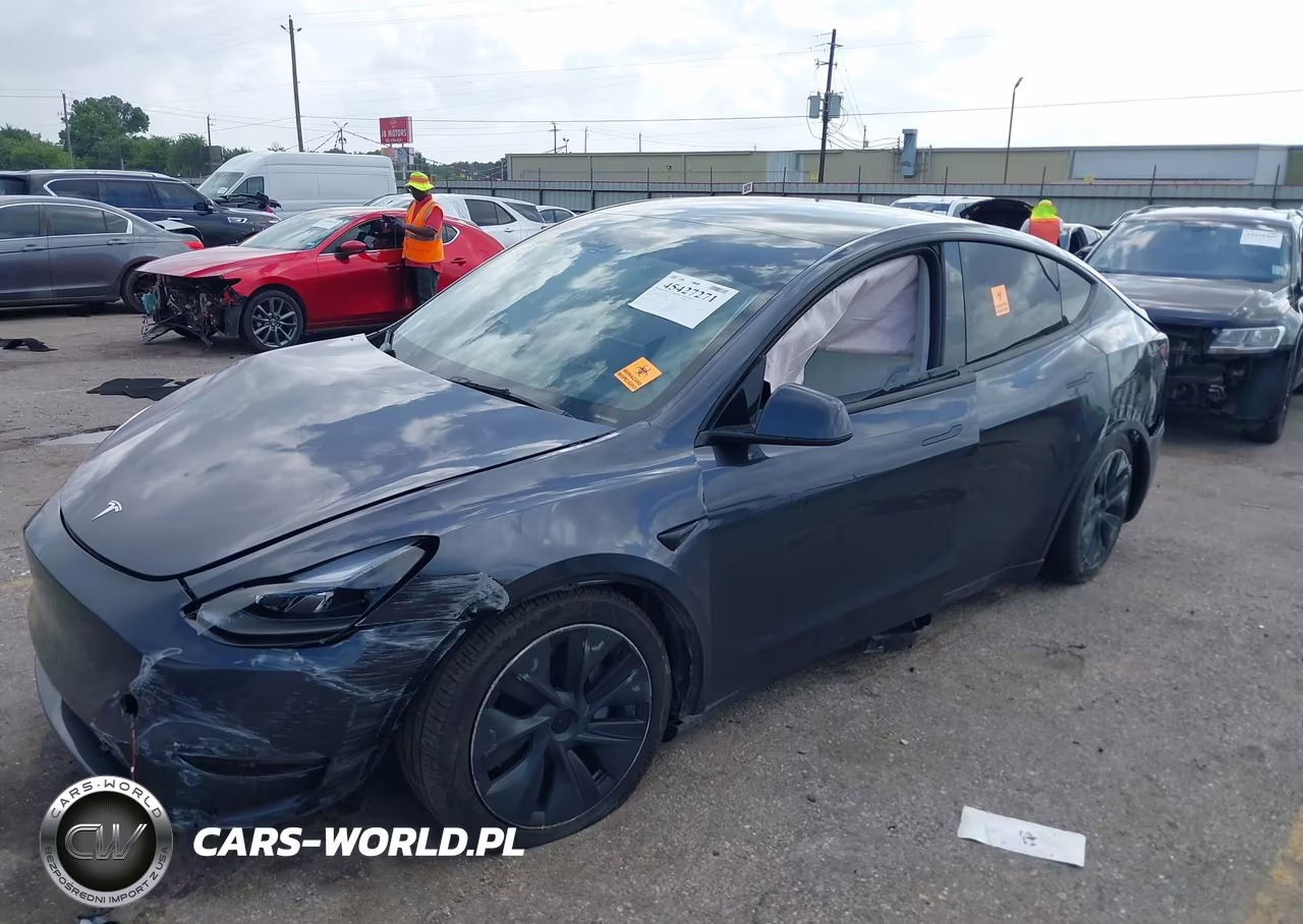 2024 Tesla Model Y Long Range Dual Motor All-Wheel Drive VIN:7SAYGDEEXRA308804 - 2