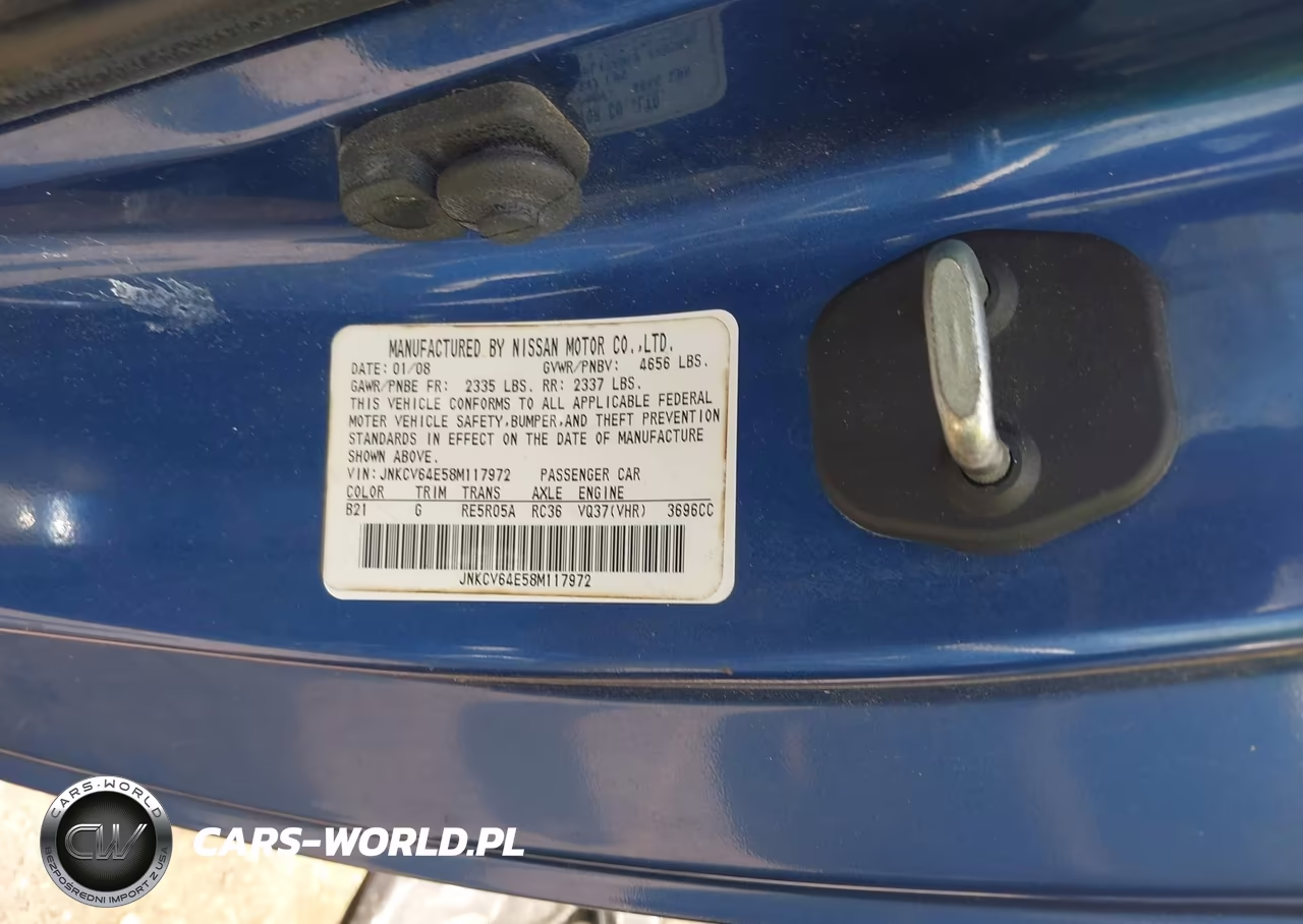2008 Infiniti G37 Journey VIN:JNKCV64E58M117972 - 9