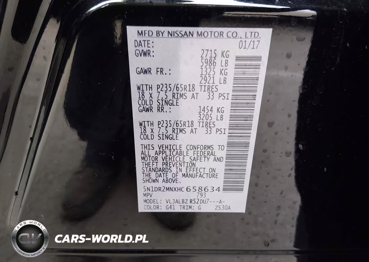 2017 Nissan Pathfinder S VIN:5N1DR2MNXHC658634 - 9