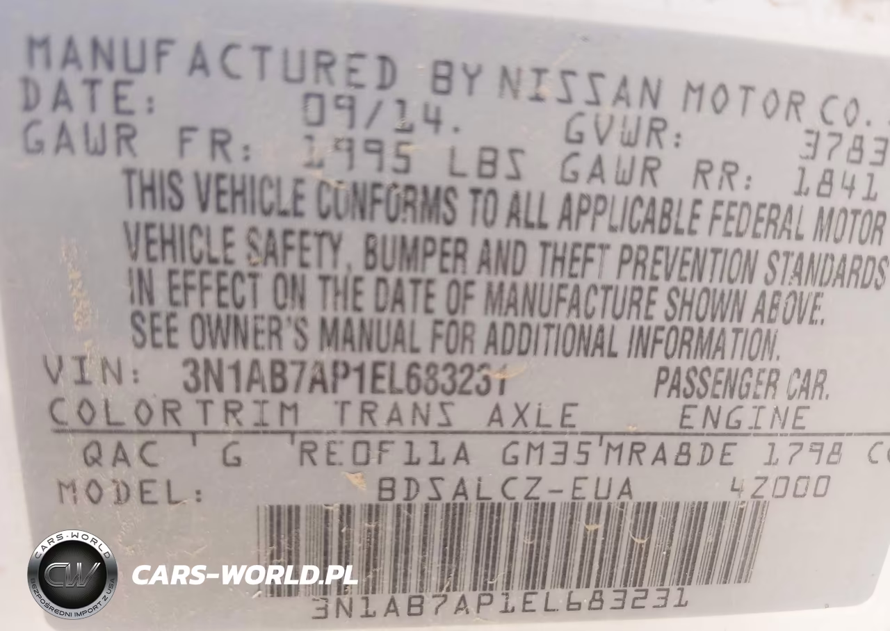 2014 Nissan Sentra S VIN:3N1AB7AP1EL683231 - 9