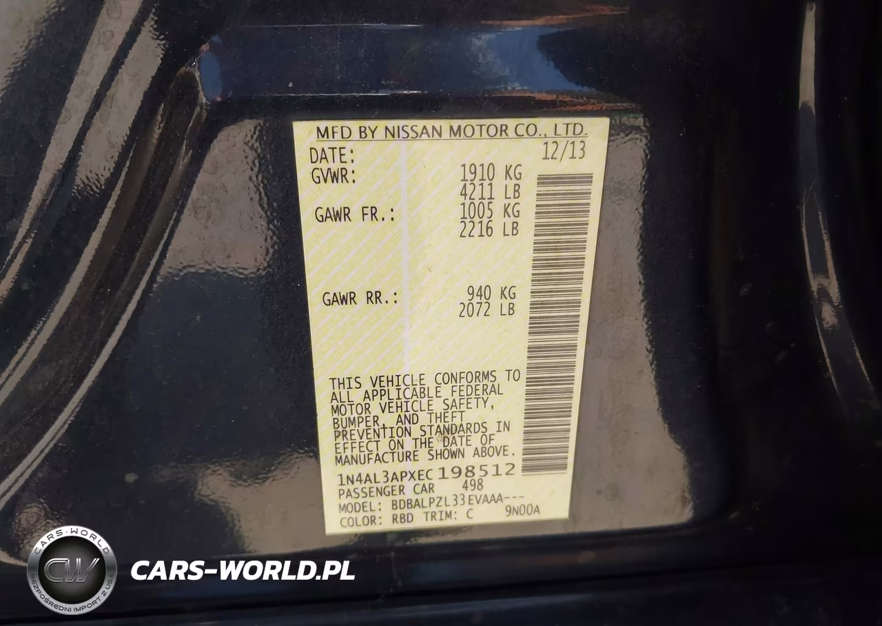 2014 Nissan Altima 2.5 VIN:1N4AL3APXEC198512 - 9