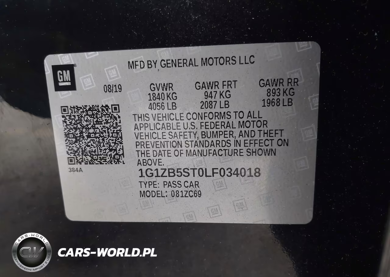 2020 Chevrolet Malibu Fwd Ls VIN:1G1ZB5ST0LF034018 - 9
