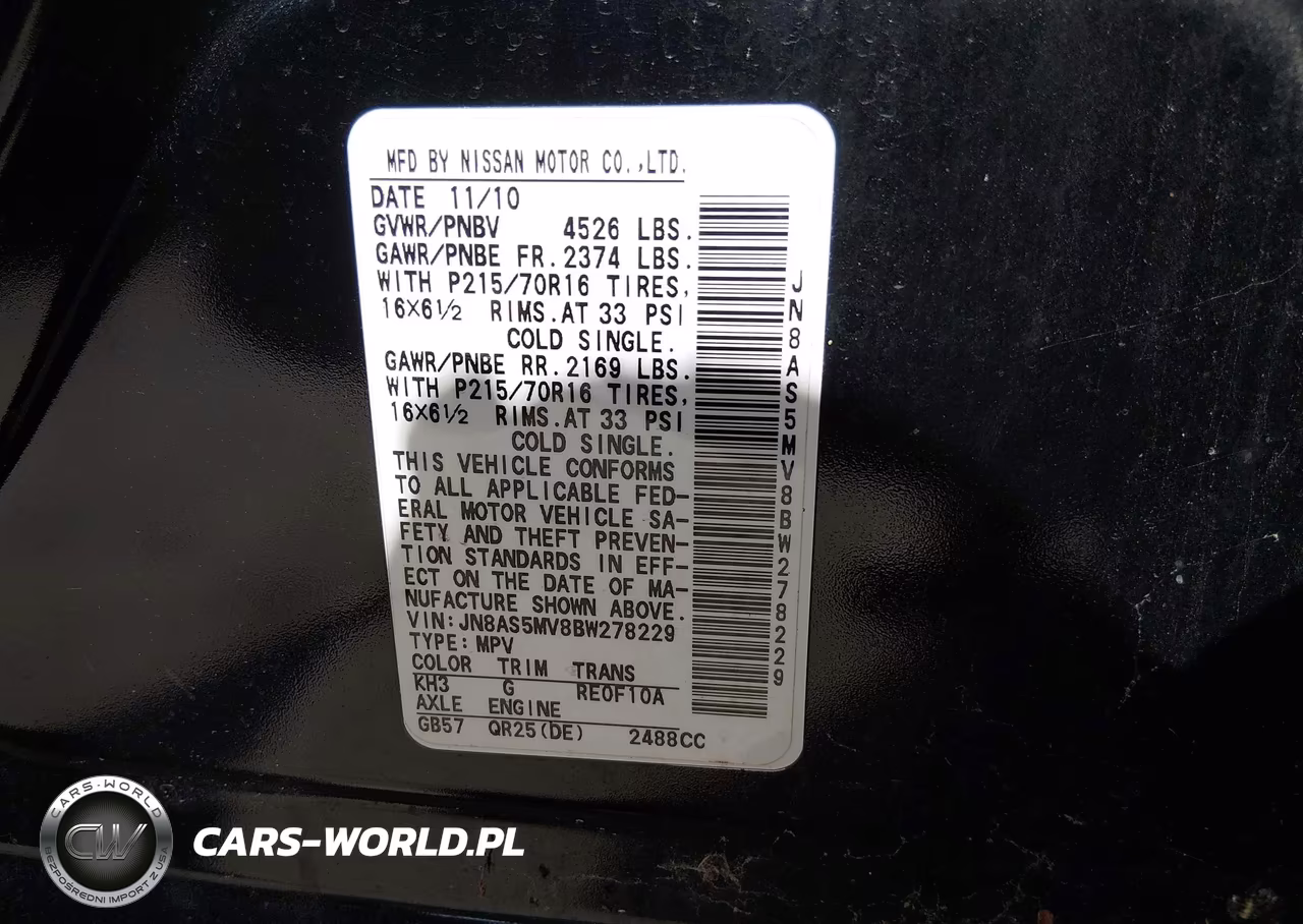 2011 Nissan Rogue S VIN:JN8AS5MV8BW278229 - 9