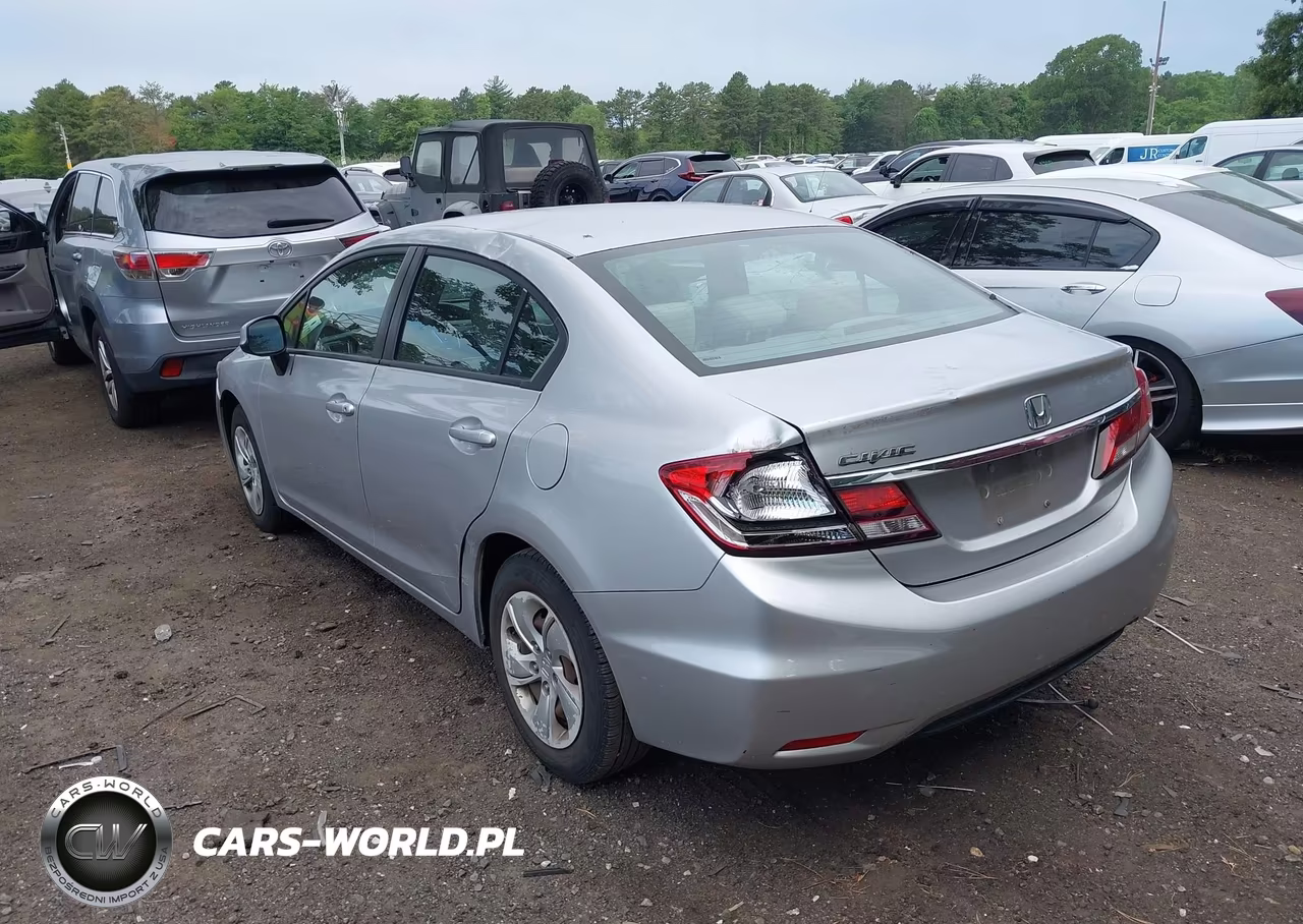 2013 Honda Civic Lx VIN:19XFB2F56DE245210 - 3