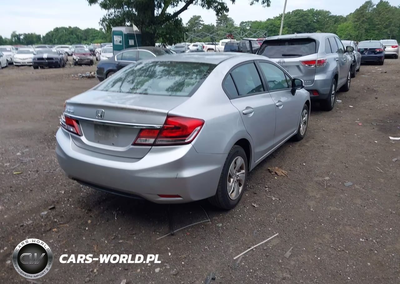 2013 Honda Civic Lx VIN:19XFB2F56DE245210 - 4