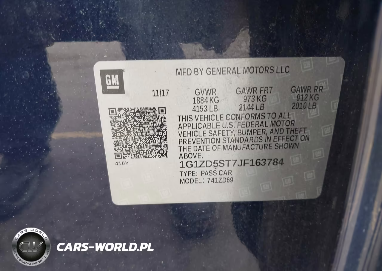 2018 Chevrolet Malibu Lt VIN:1G1ZD5ST7JF163784 - 9