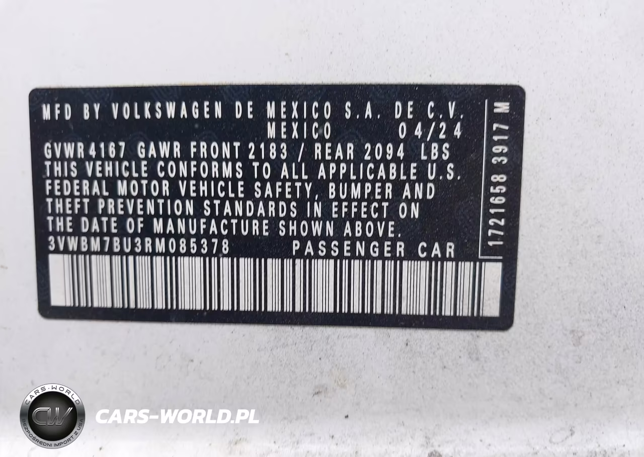 2024 Volkswagen Jetta 1.5T Sport VIN:3VWBM7BU3RM085378 - 9
