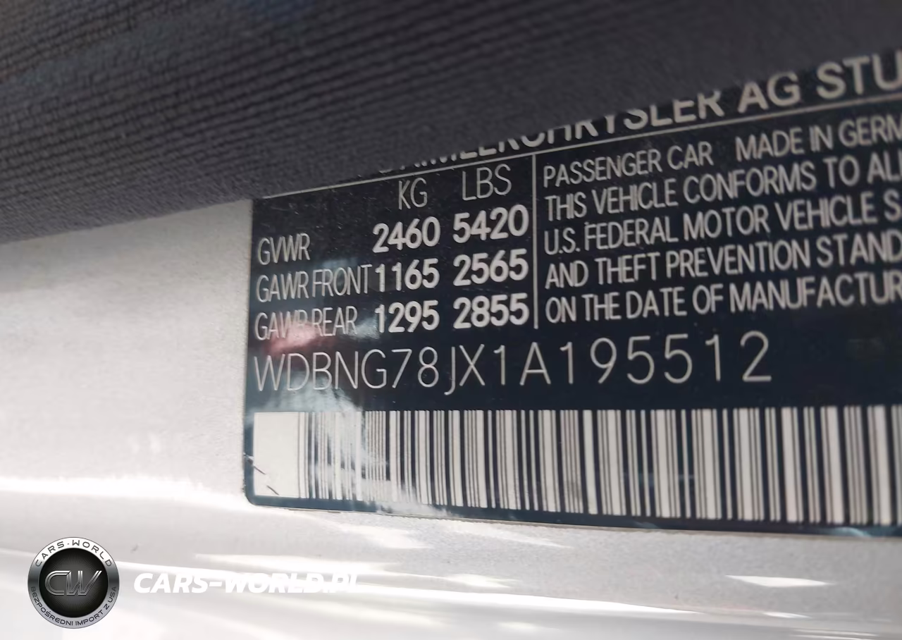 2001 Mercedes-Benz S 600 VIN:WDBNG78JX1A195512 - 9