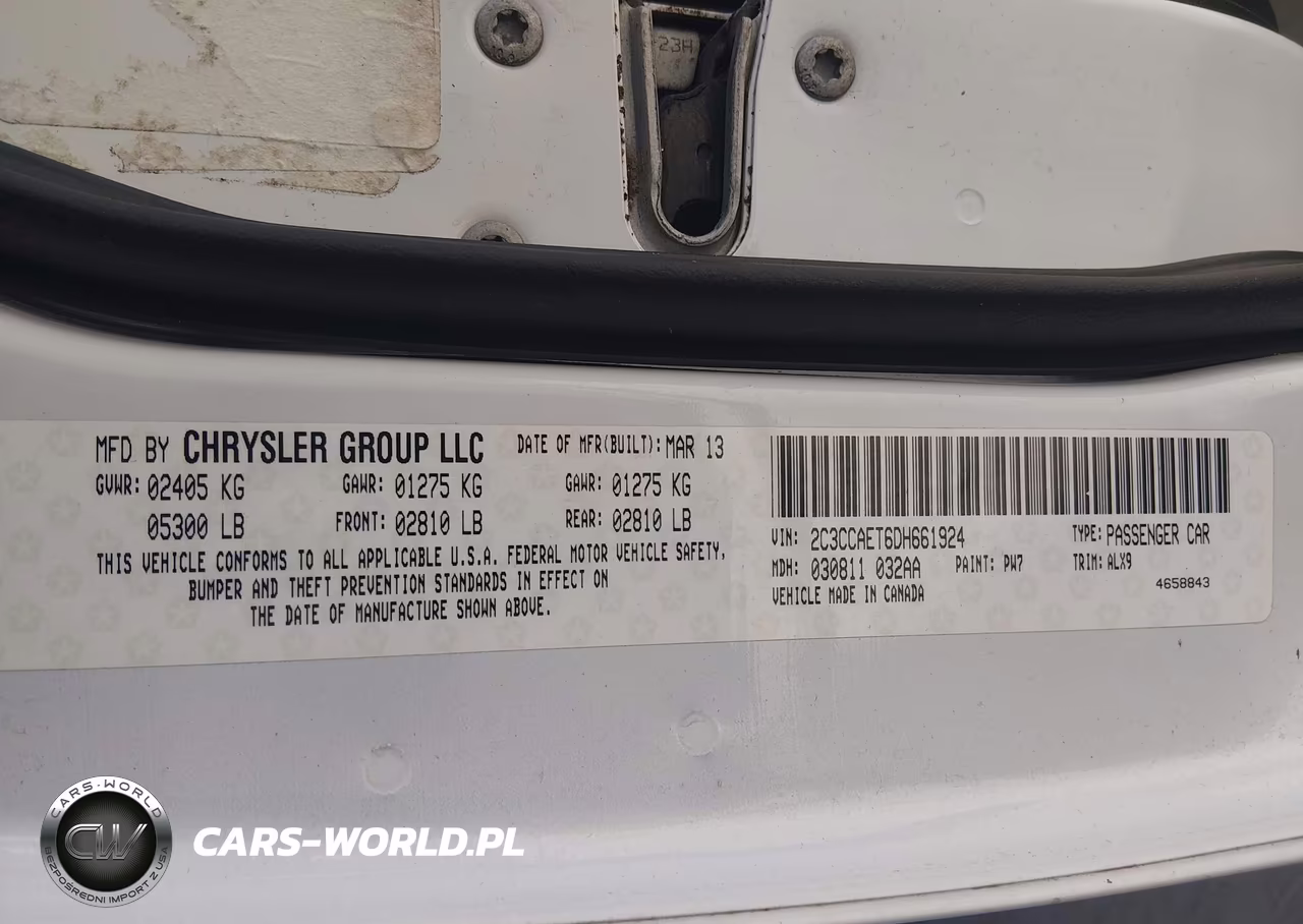 2013 Chrysler 300C VIN:2C3CCAET6DH661924 - 9