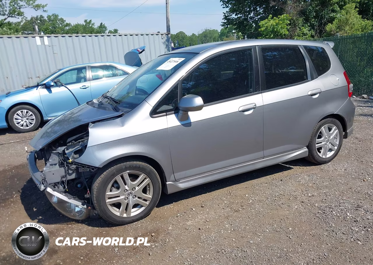 2008 Honda Fit Sport VIN:JHMGD37628S012227 - 2