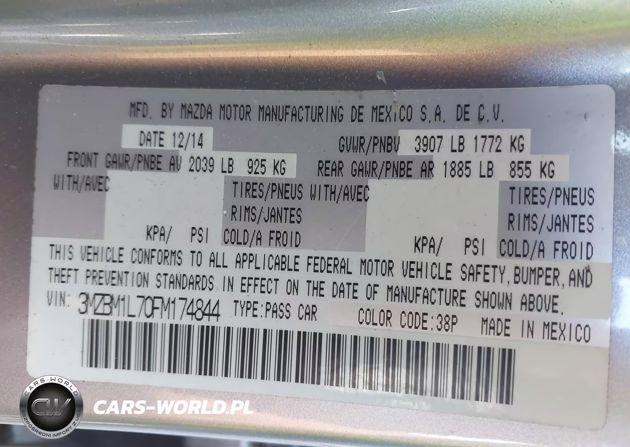 2015 Mazda Mazda3 I Touring VIN:3MZBM1L70FM174844 - 9