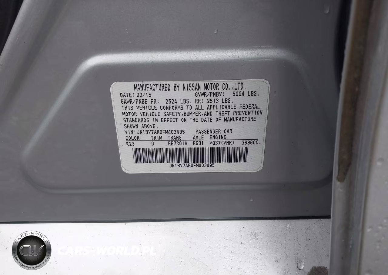 2015 Infiniti Q50 Premium VIN:JN1BV7AR0FM403495 - 9