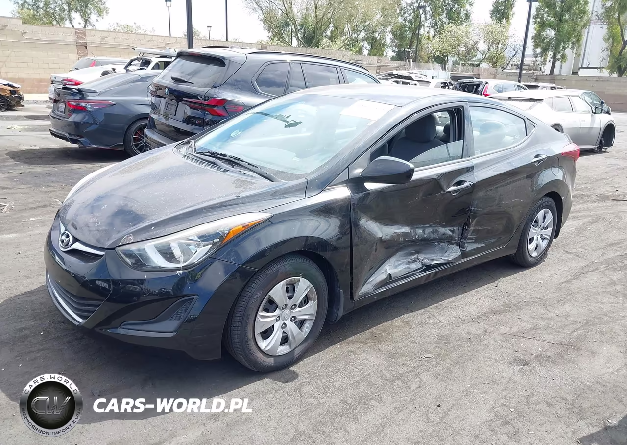 2016 Hyundai Elantra Se VIN:5NPDH4AE8GH714595 - 2