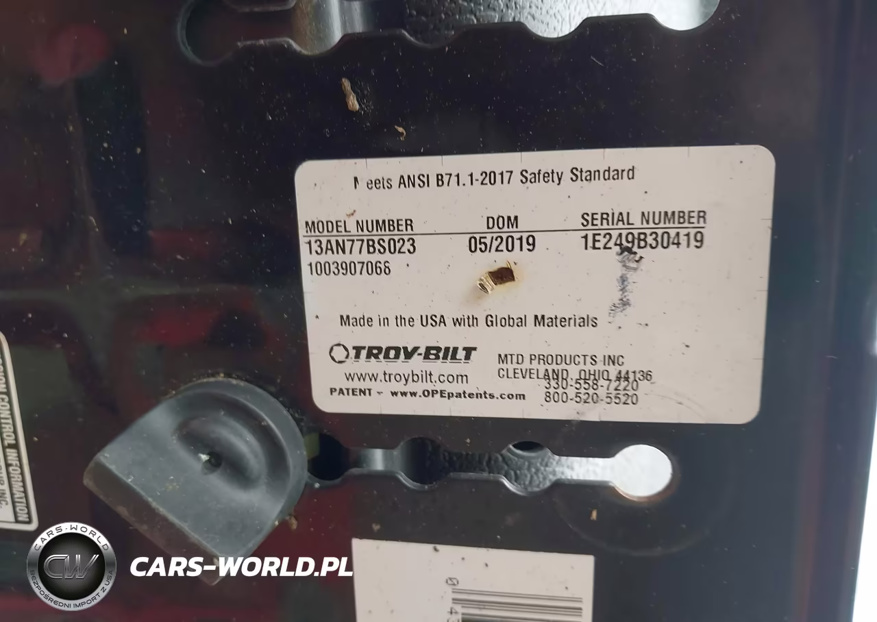 0 Troy-Bilt Tractor VIN:LOT-1-45427582 - 9
