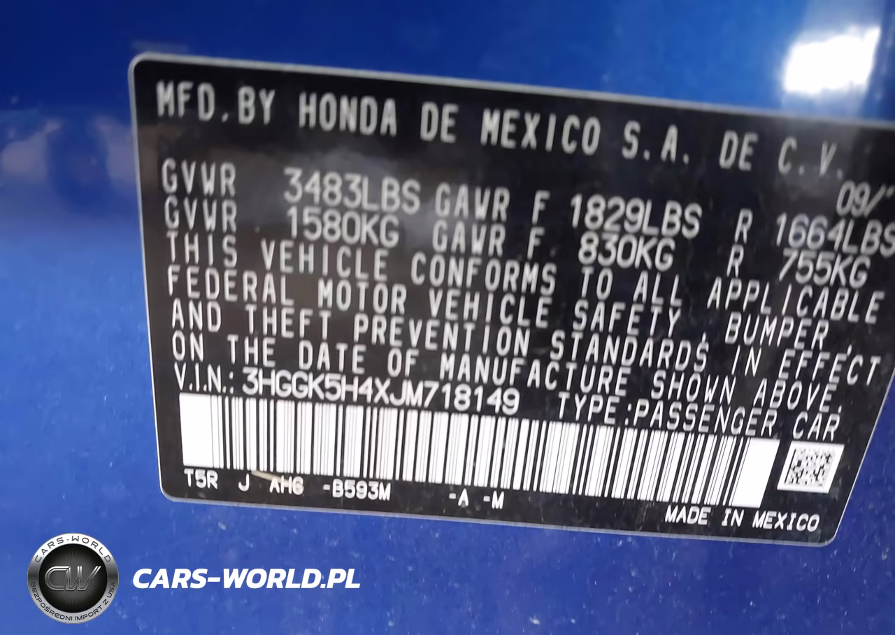 2018 Honda Fit Lx VIN:3HGGK5H4XJM718149 - 9
