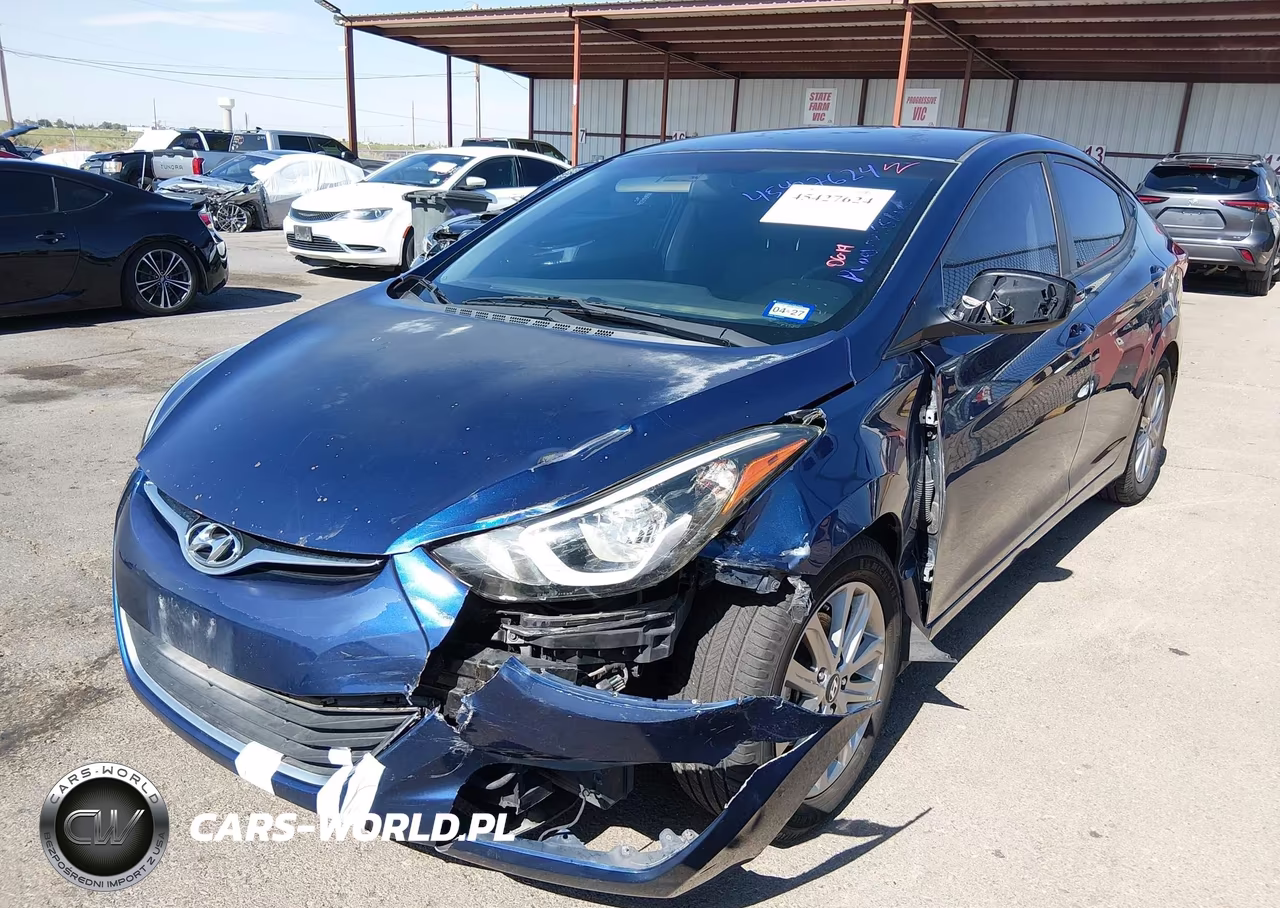 2015 Hyundai Elantra Se VIN:5NPDH4AE2FH637639 - 2