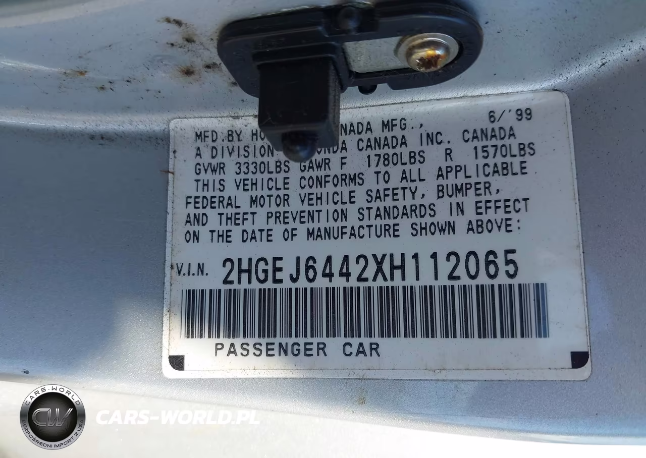 1999 Honda Civic Dx VIN:2HGEJ6442XH112065 - 9
