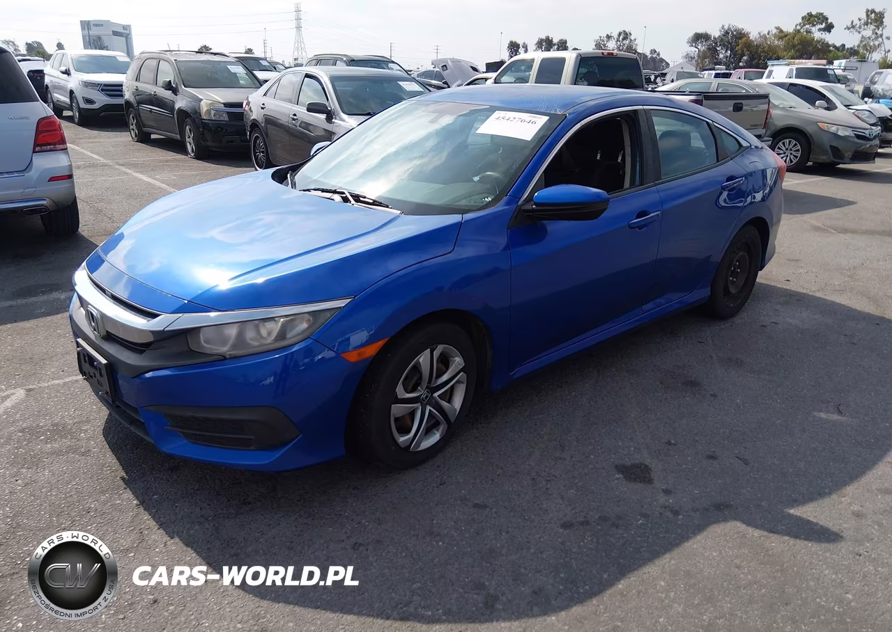 2016 Honda Civic Lx VIN:2HGFC2F53GH021366 - 2