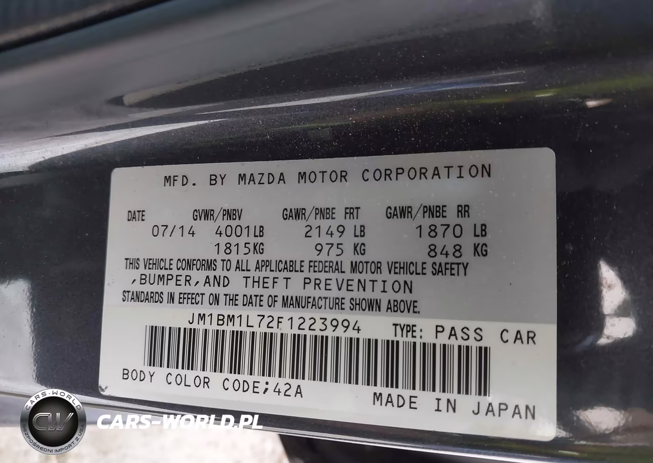 2015 Mazda Mazda3 I Touring VIN:JM1BM1L72F1223994 - 9