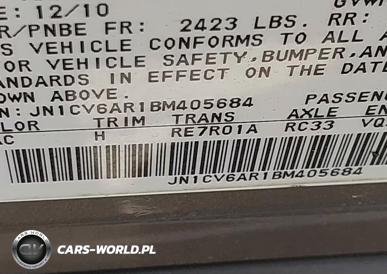 2011 Infiniti G37X VIN:JN1CV6AR1BM405684 - 9
