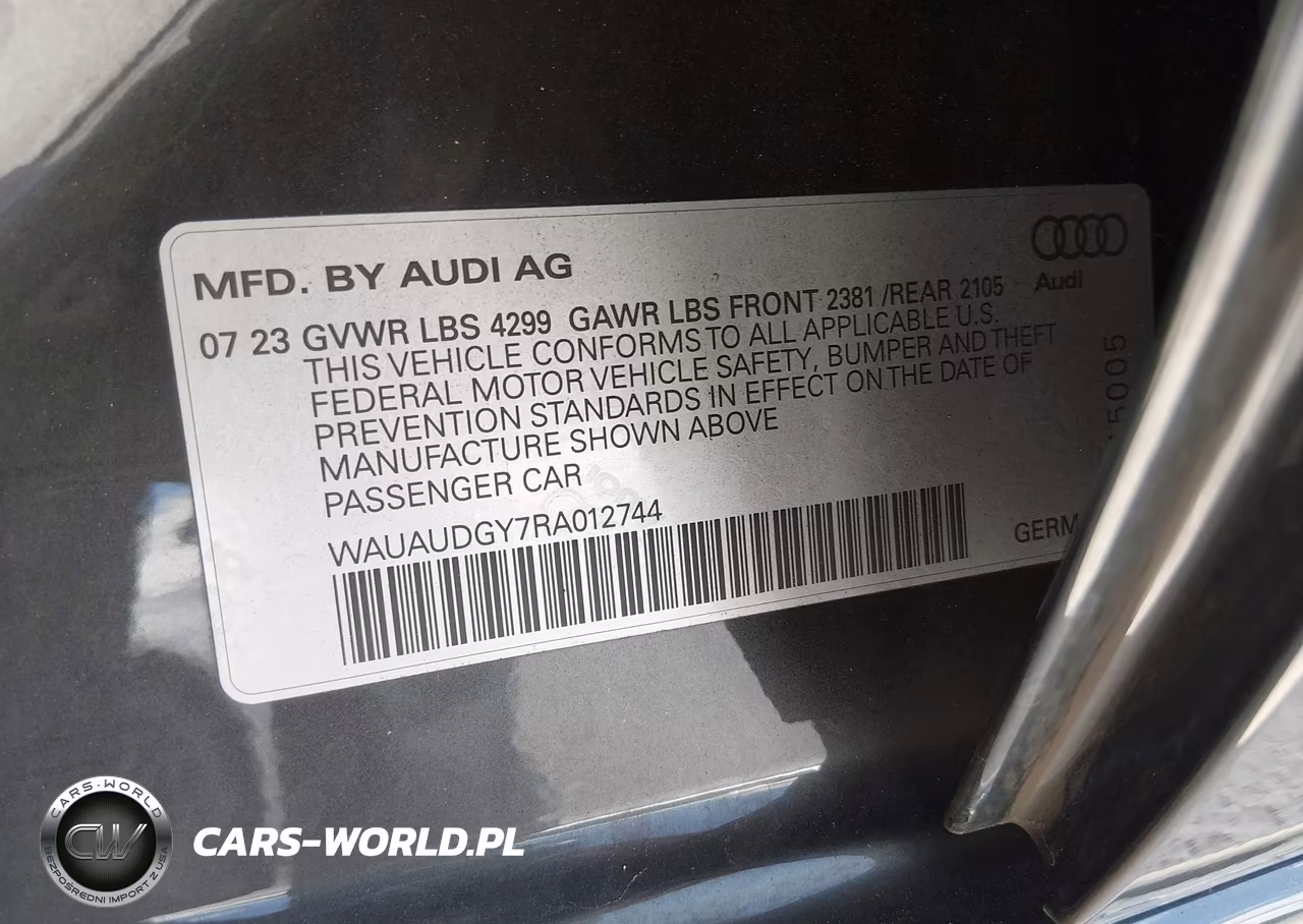 2024 Audi A3 Premium 40 Tfsi Front-Wheel Drive S Tronic VIN:WAUAUDGY7RA012744 - 9