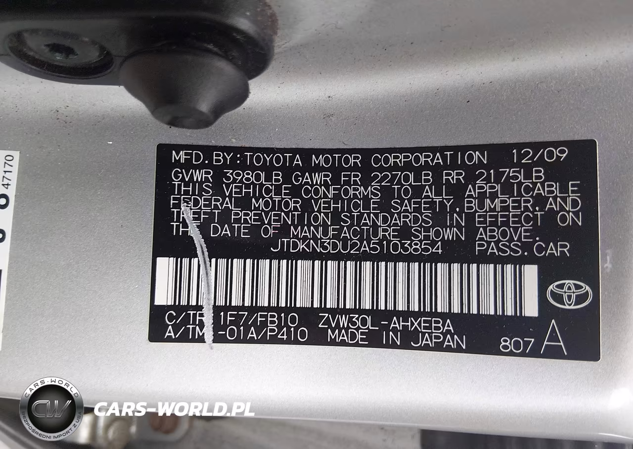 2010 Toyota Prius Ii VIN:JTDKN3DU2A5103854 - 9