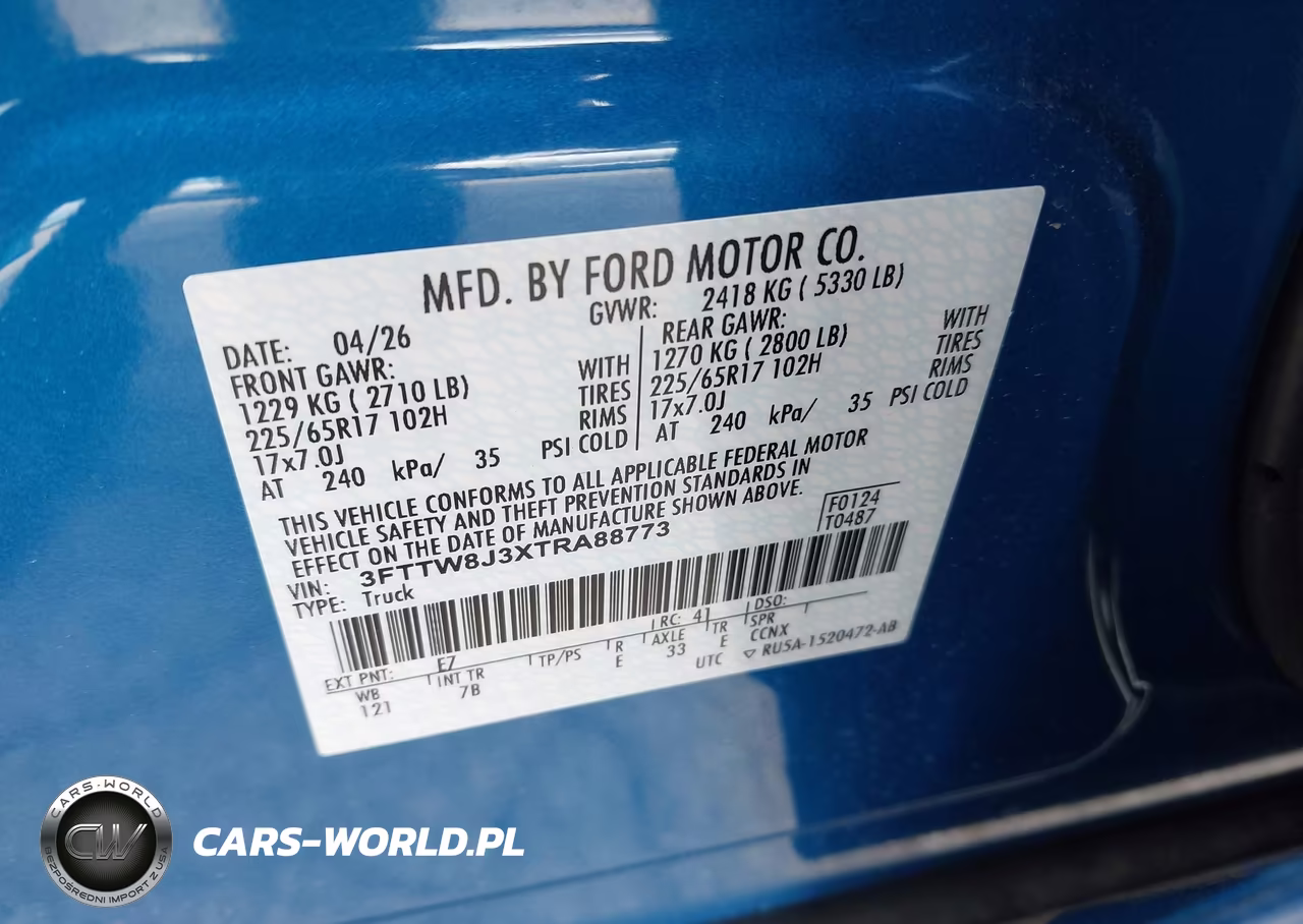 2026 Ford Maverick Xlt VIN:3FTTW8J3XTRA88773 - 9