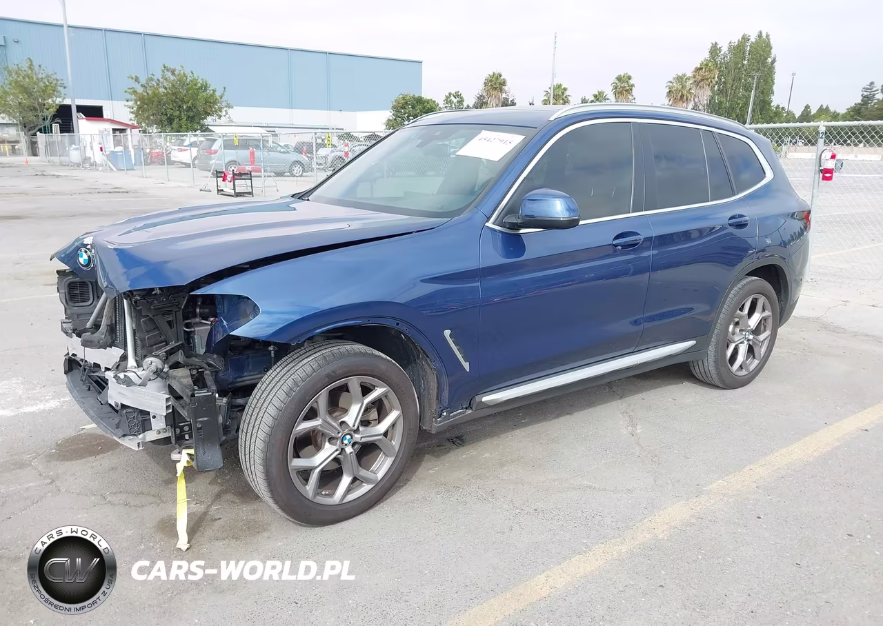 2022 BMW X3 xDrive30I VIN:5UX53DP09N9J63466 - 2
