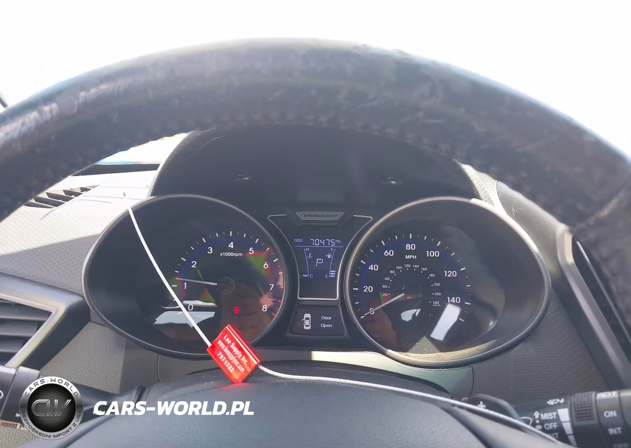 2013 Hyundai Veloster Turbo W-Black VIN:KMHTC6AE6DU139755 - 7