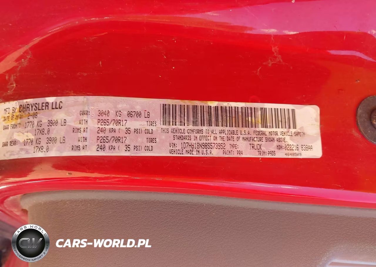 2008 Dodge Ram 1500 St-Sxt VIN:1D7HU18N98S573952 - 9