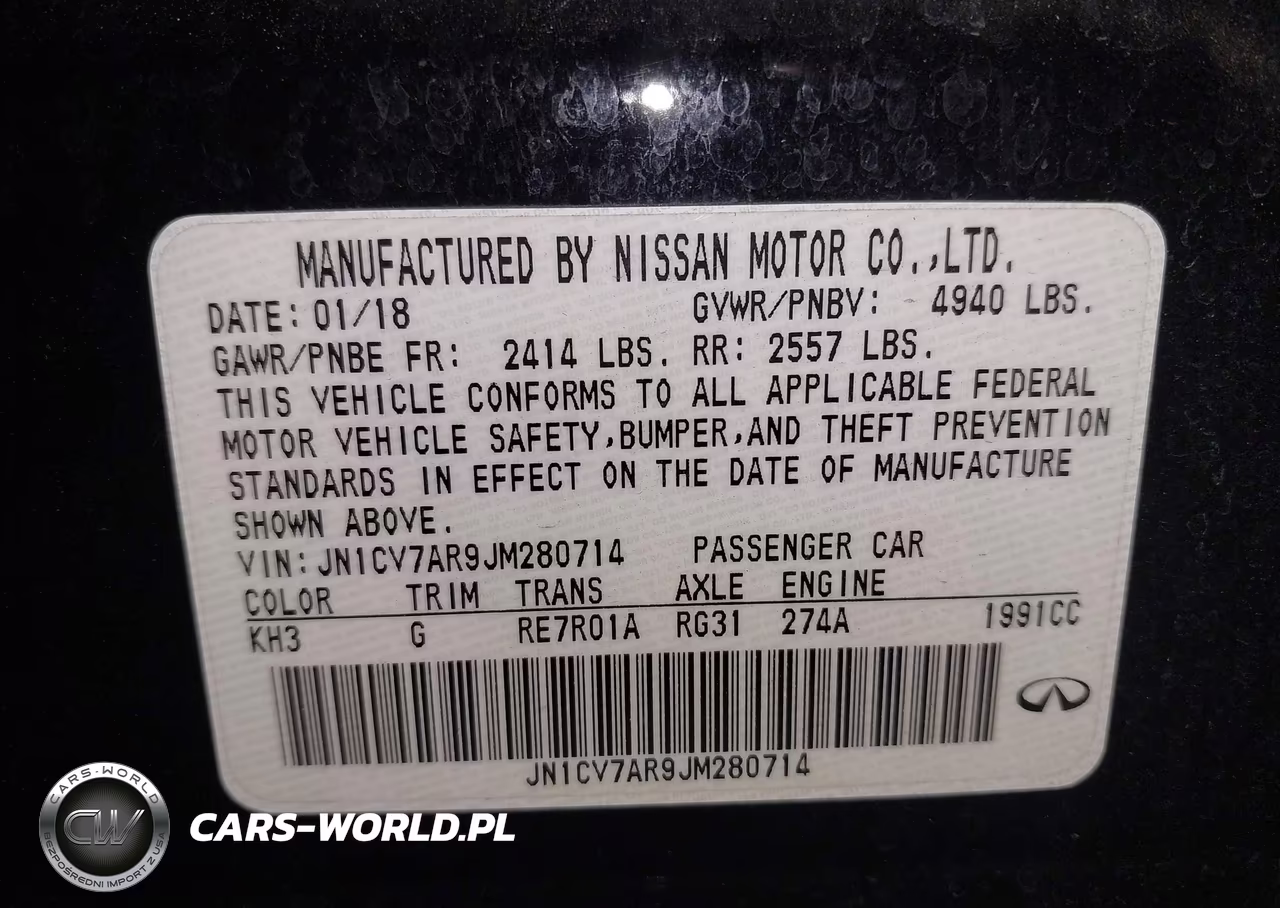 2018 Infiniti Q50 2.0T Pure VIN:JN1CV7AR9JM280714 - 9
