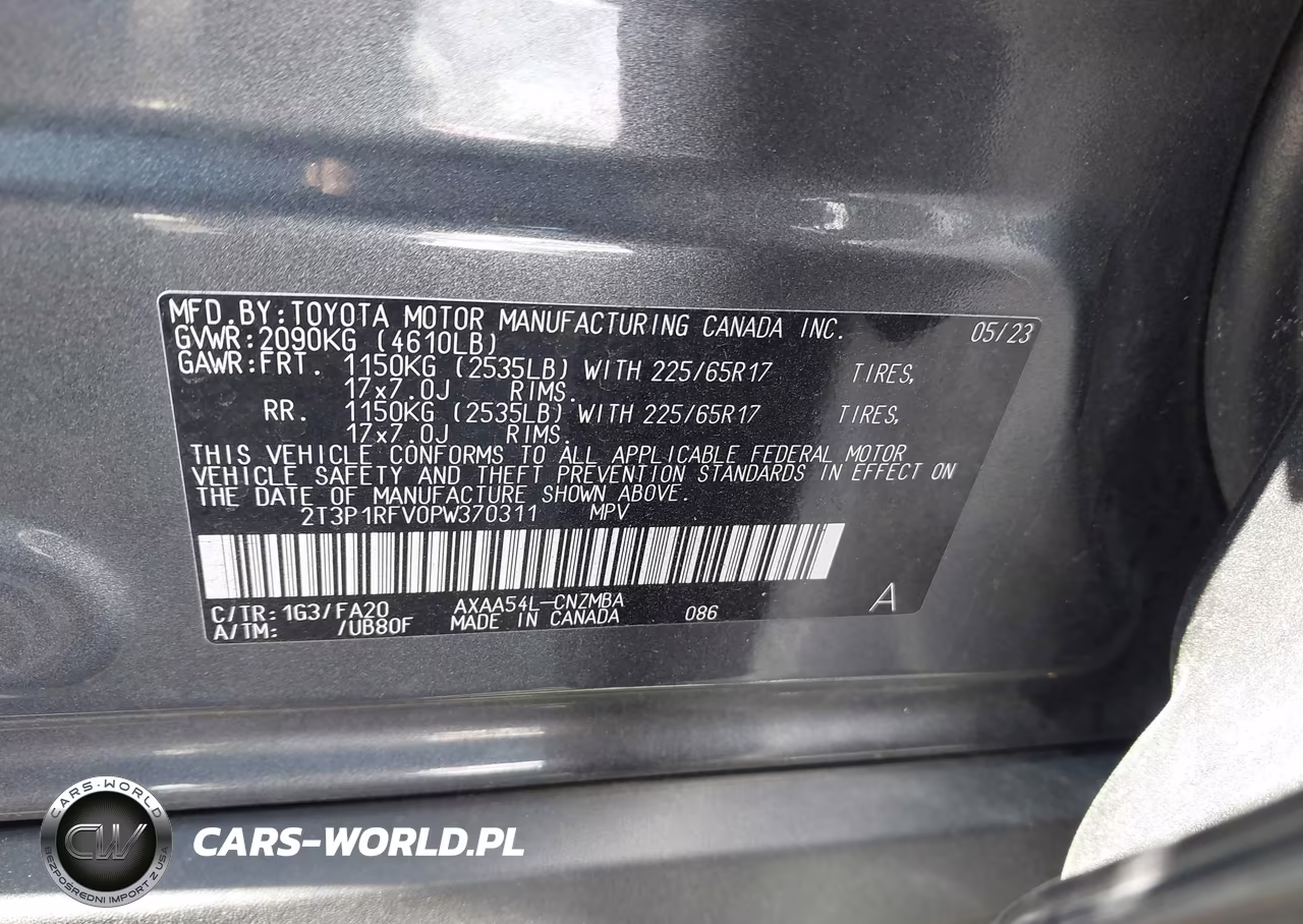 2023 Toyota Rav4 Xle VIN:2T3P1RFV0PW370311 - 9