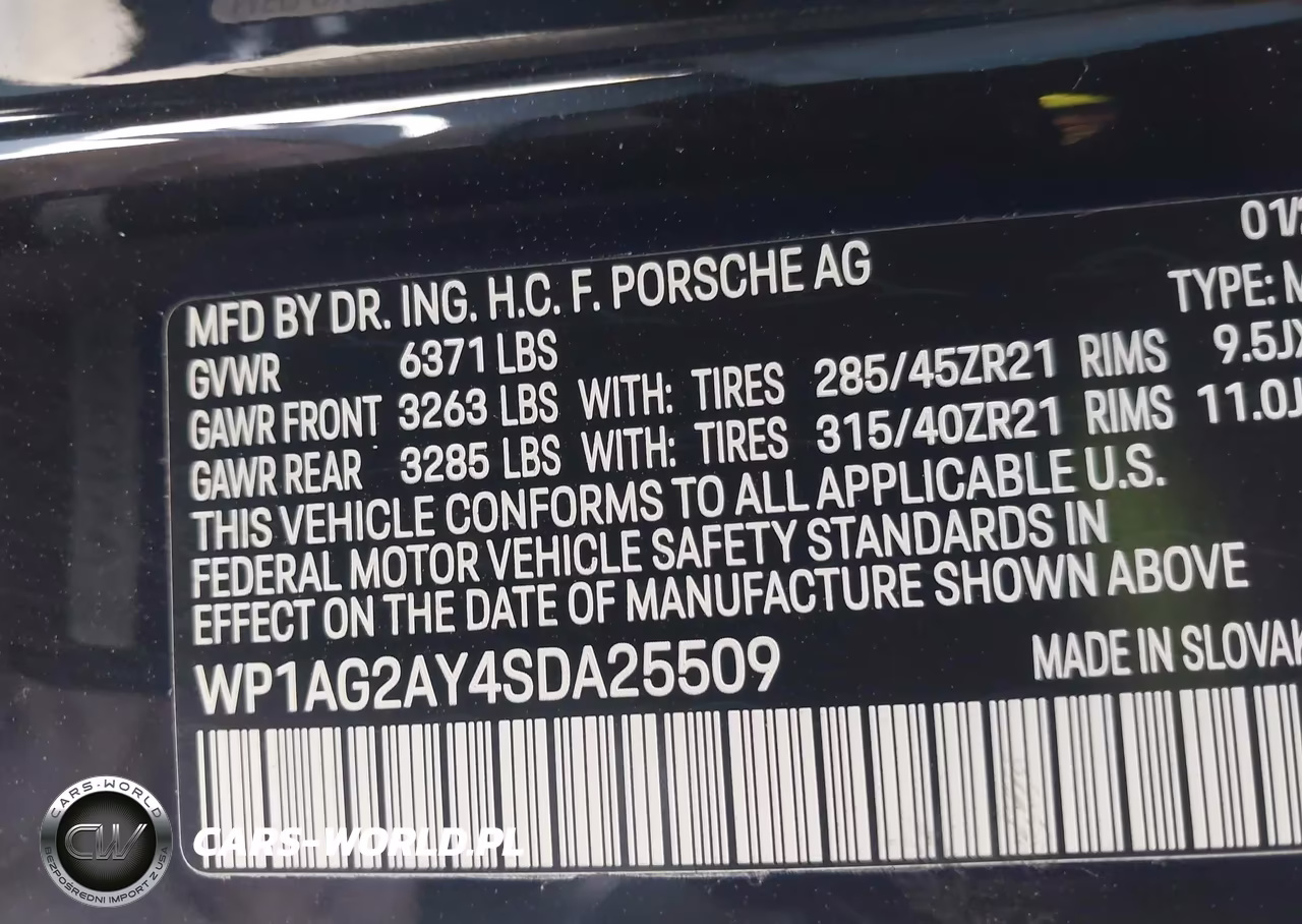 2025 Porsche Cayenne Gts VIN:WP1AG2AY4SDA25509 - 9