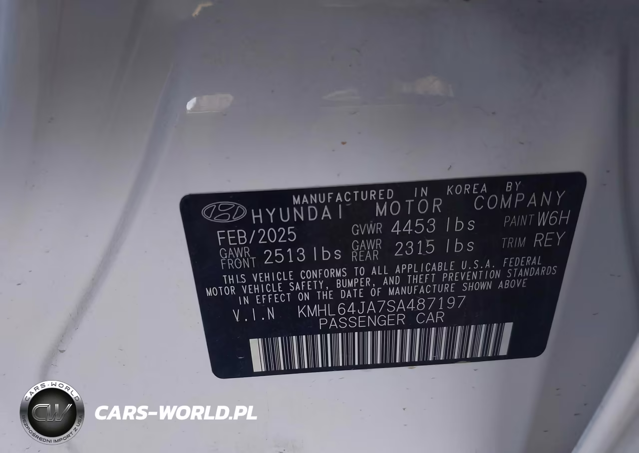 2025 Hyundai Sonata Sel VIN:KMHL64JA7SA487197 - 9