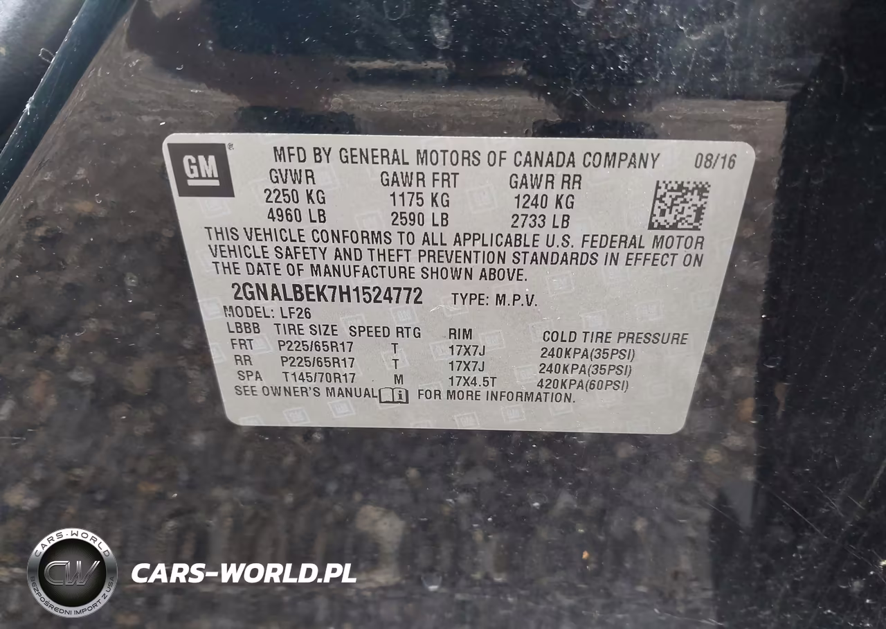 2017 Chevrolet Equinox Ls VIN:2GNALBEK7H1524772 - 9