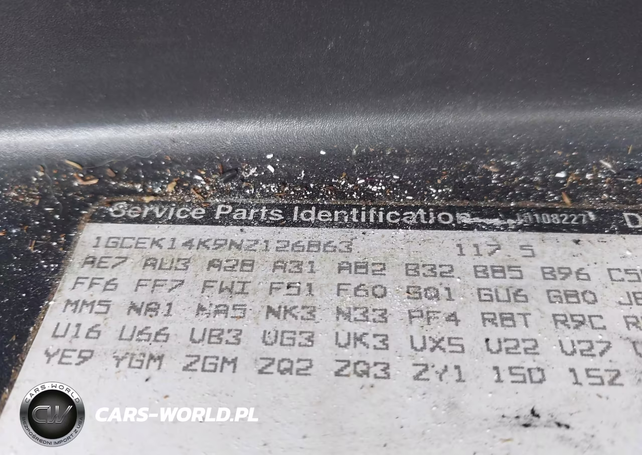 1992 Chevrolet Gmt-400 K1500 VIN:1GCEK14K9NZ126863 - 9