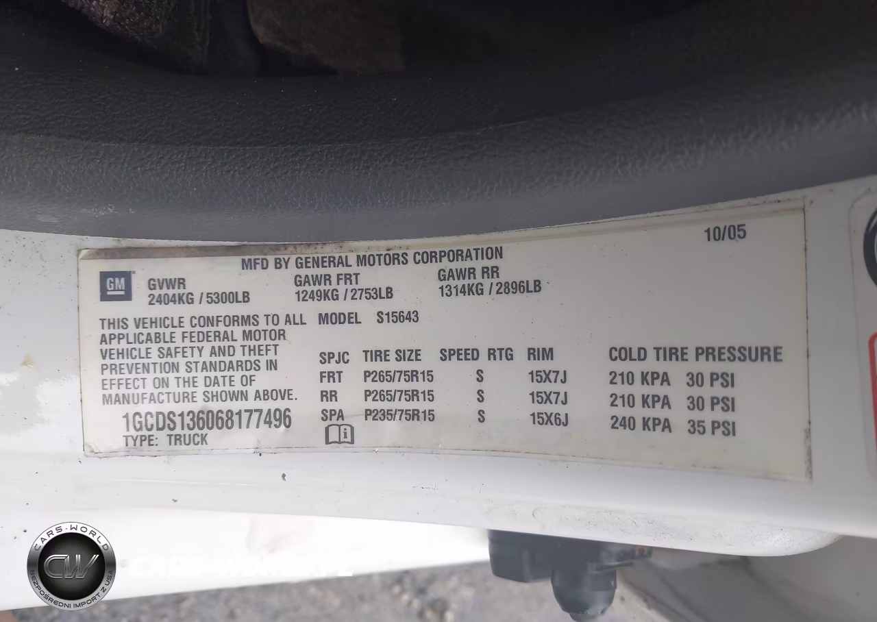 2006 Chevrolet Colorado Lt VIN:1GCDS136068177496 - 9