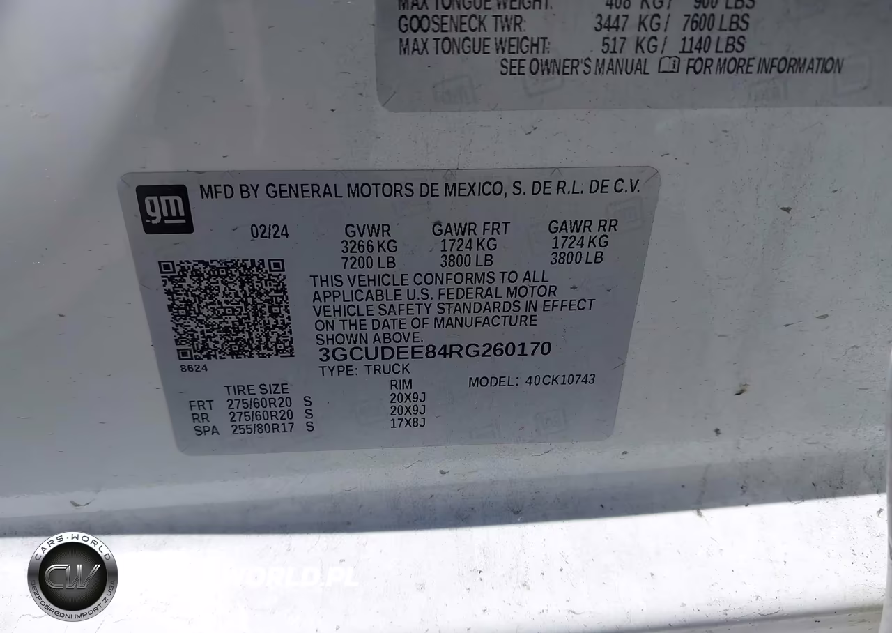 2024 Chevrolet Silverado 1500 4Wd Standard Bed Rst VIN:3GCUDEE84RG260170 - 9